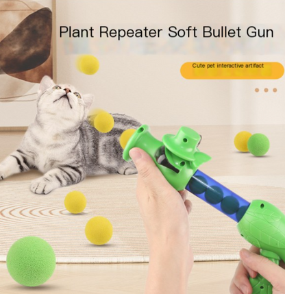 Soft Bullet Gun Cat Toy 