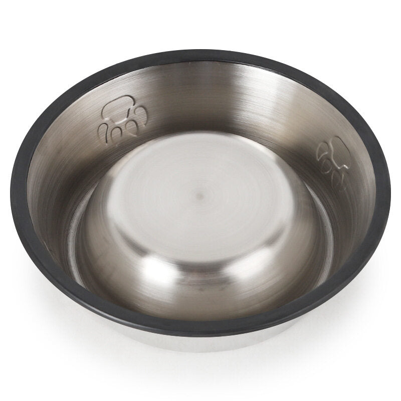 Stainless Steel Skidproof Pet Bowl Feeder - Furrykittypuppy