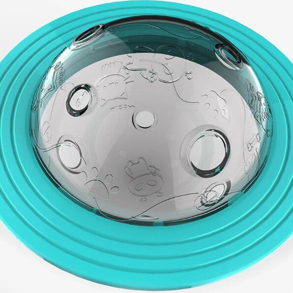 Flying Saucer Dog Slow Food Feeder Toy - Furrykittypuppy