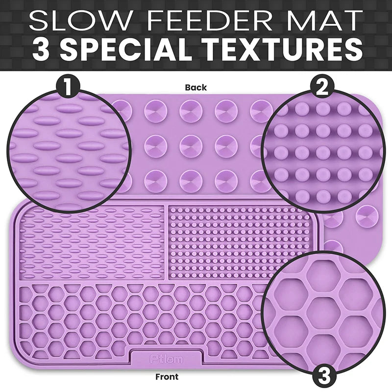 Pet Slow Feeding Licking Silicone Mat 