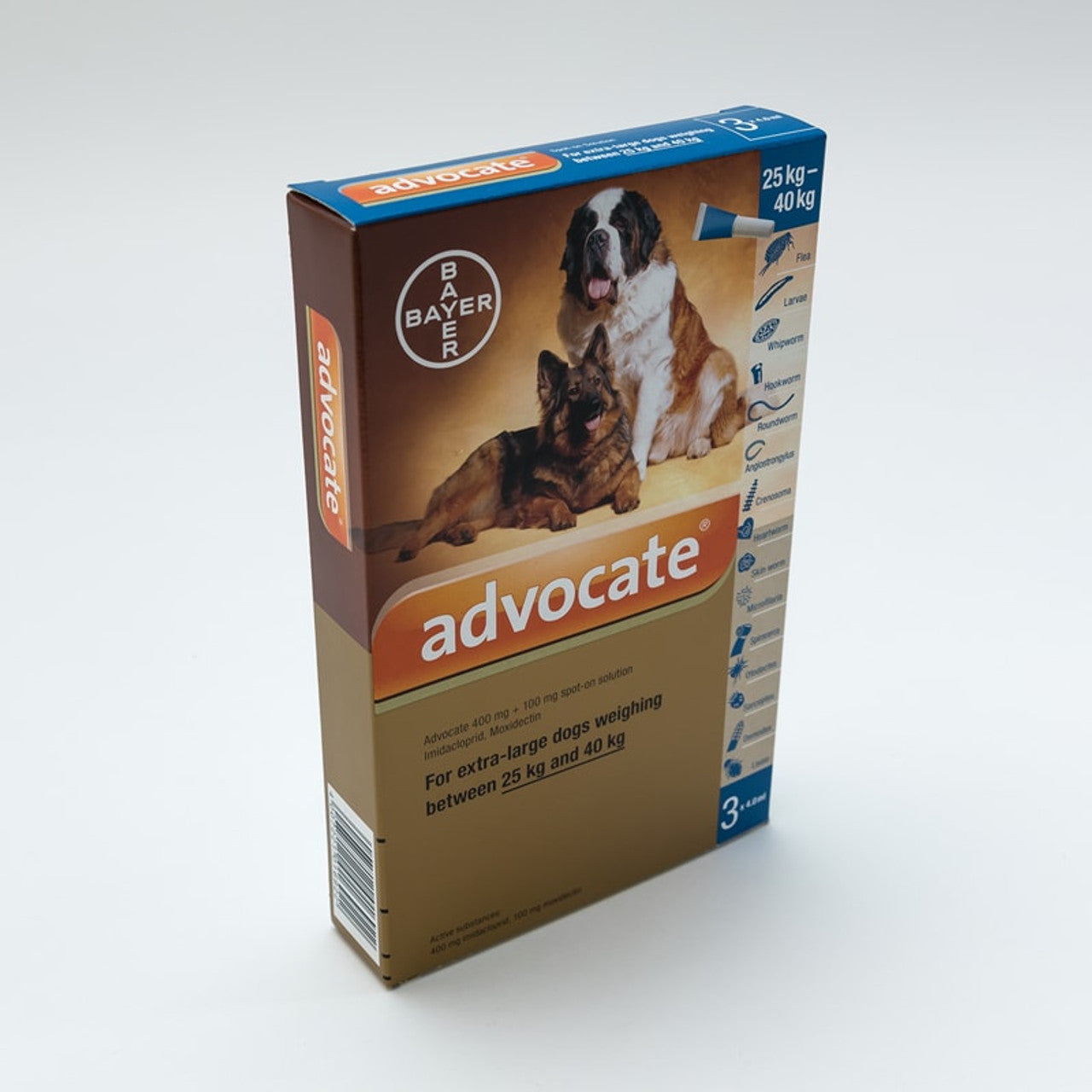 Advocate X Large Dogs over 25Kg 3 Pack - Furrykittypuppy