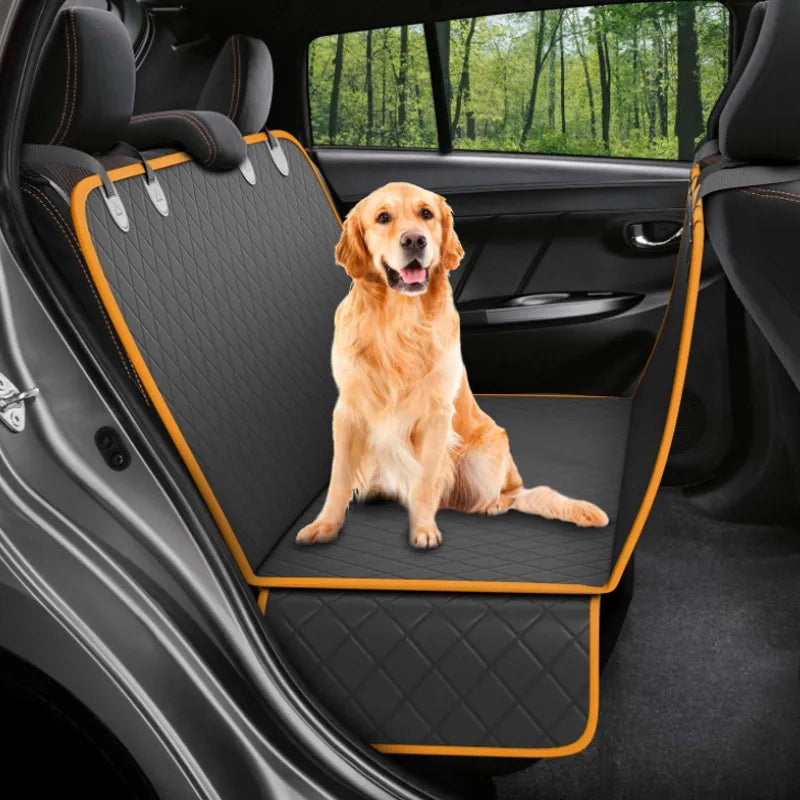 Waterproof Dog Car Seat Cover: Hammock-Style Travel Protector Mat - Furrykittypuppy