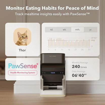 Smart Cat Feeder with 5G Wi-Fi: Effortless Mealtime Management for Your Pet