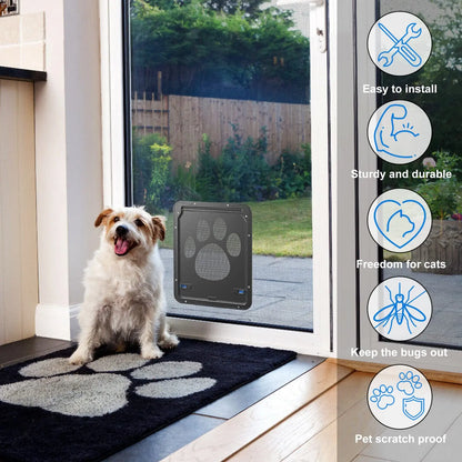 Secure and Stylish Pet Door - Furrykittypuppy