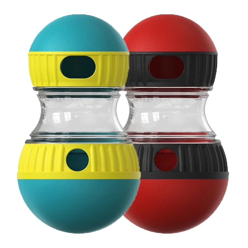 IntelliPlay Tumbler Feeder Ball for Dogs - Furrykittypuppy