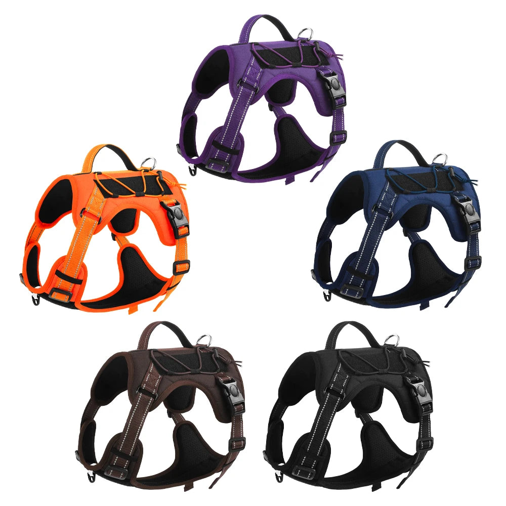 Ultimate No-Pull Nylon Reflective Dog Harness by Brilliant Truelove - Furrykittypuppy