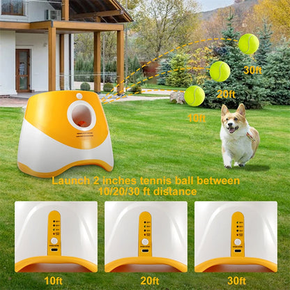 Automatic Dog Tennis Launcher - Furrykittypuppy