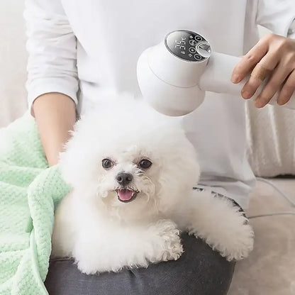 QuietCare Pet Hair Dryer with Built-In Slicker Brush