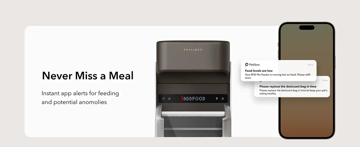 Smart Cat Feeder with 5G Wi-Fi: Effortless Mealtime Management for Your Pet