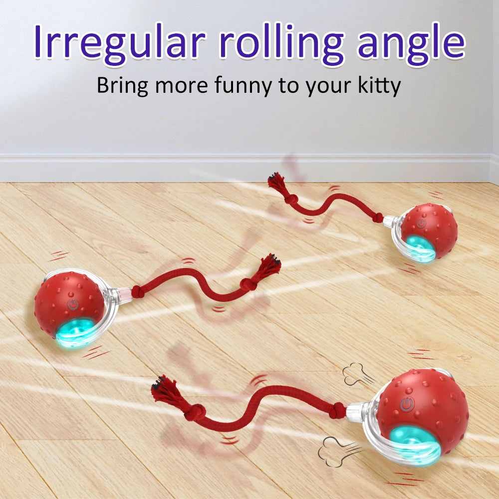 Chirpy Rolling Cat Toy - Furrykittypuppy