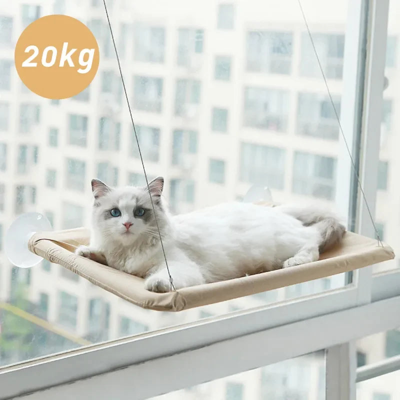 Ultimate Comfort: 20KG Pet Cat Hammock Hanging Bed - Furrykittypuppy