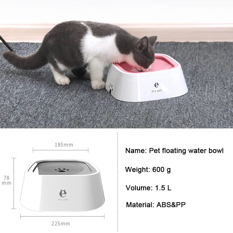 Dog And Cat Drinking Water Bowl - Furrykittypuppy