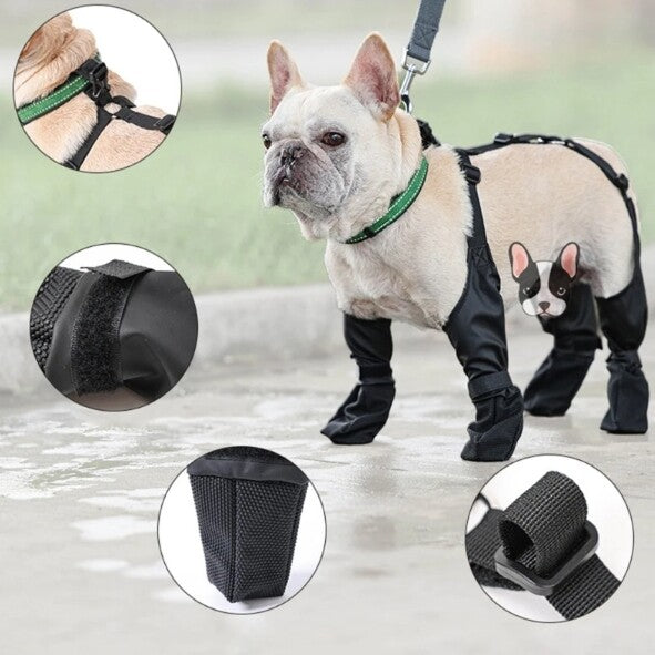 Adjustable Waterproof Dog Shoes - Furrykittypuppy