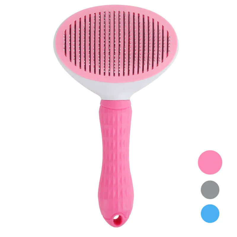 Pet Hair Removal Comb Cat Brush Self Cleaning Slicker Brush for Cats Dogs Hair Remover Scraper Pet Grooming Tool Cat Accessories